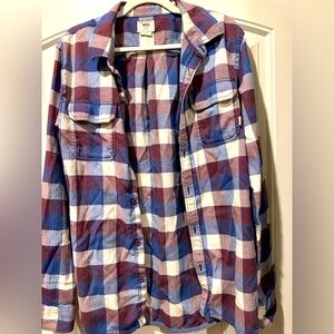 Vans off the wall plaid shirt.